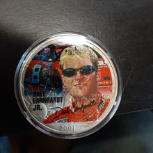 Load image into Gallery viewer, 2001 Silver Eagle Colorized with Dale Earnhart Jr. 1 oz Silver (.999 Fine Silver)
