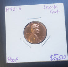 Load image into Gallery viewer, 1973-S Proof Lincoln Cent
