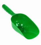 SE Green Plastic Hand Trowel/Scoop with 2 Cup Capacity